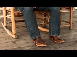 Justin Boots Justin Mens Round Toe Bay Western Boots