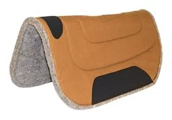 Mustang Canvas Felt Bottom Round Ranch Pad
