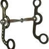 Western AT Silver Dot Snaffle Argentine Bit