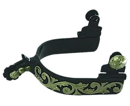 Western BS Floral Rosebud Ladies Spurs