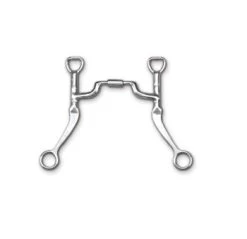 Myler 7 Flat Shank Med Wide Port Comfort Snaffle