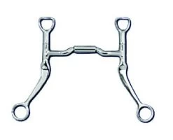 Myler SS 7 Flat Shank Mullen Barrel Low Port