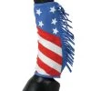 Tough1 Sport Boot Covers W/ Fringe Patriotic