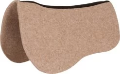 Mustang Tan Wool Contoured Trail Pad Protector
