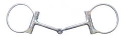 FG SS Brushed Dee Snaffle - 5 Inch Curved Mouth