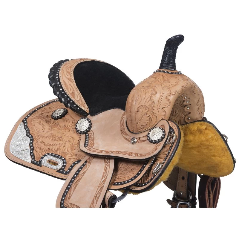 Silver Royal Burn The Breeze Mini Barrel Saddle - Image 2
