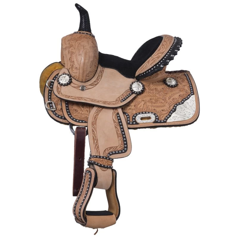 Silver Royal Burn The Breeze Mini Barrel Saddle