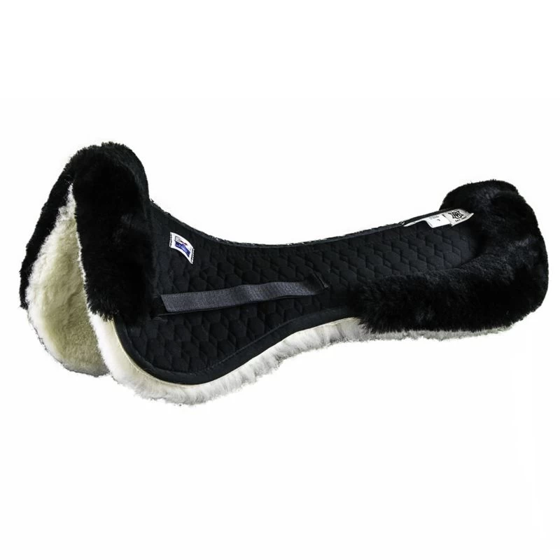 EA Mattes Gold Dressage Half Pad WRear Trim - Image 2