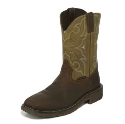 Justin Boots Justin Stampede Amarillo Steel Toe Boot