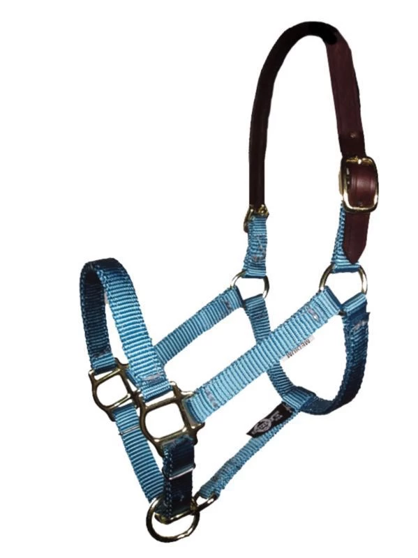Triple E Nylon Mini Halter W/Leather Crown - Image 9