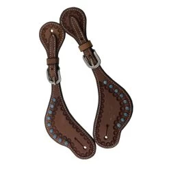 Colorado Saddlery Turquesa Spur Straps