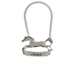 Vagabond House Scotch Horse Stride Decanter Tag