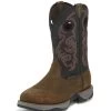 Tony Lama Mens Rnd Toe Junction Blk Boots