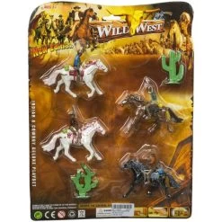 Wild West Cowboys And Horses Play Set