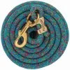 Weaver Poly Lead Rope W/Brass Snap 10Ft