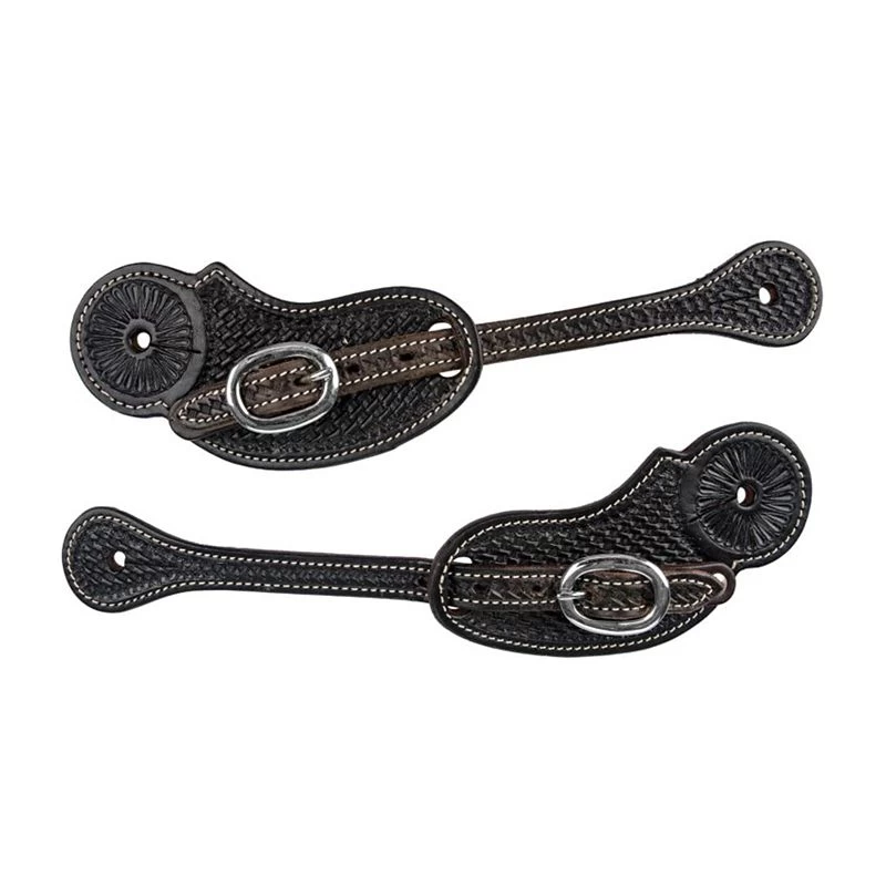 Tabelo Tooled Spur Straps